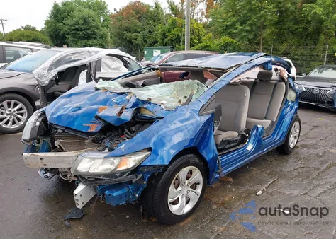 2013 Honda Civic Lx from USA, damaged, VIN 2HGFB2F58DH542677